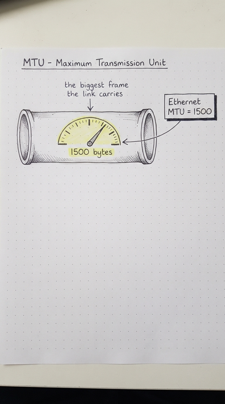 A link with a size gauge at 1500 bytes.